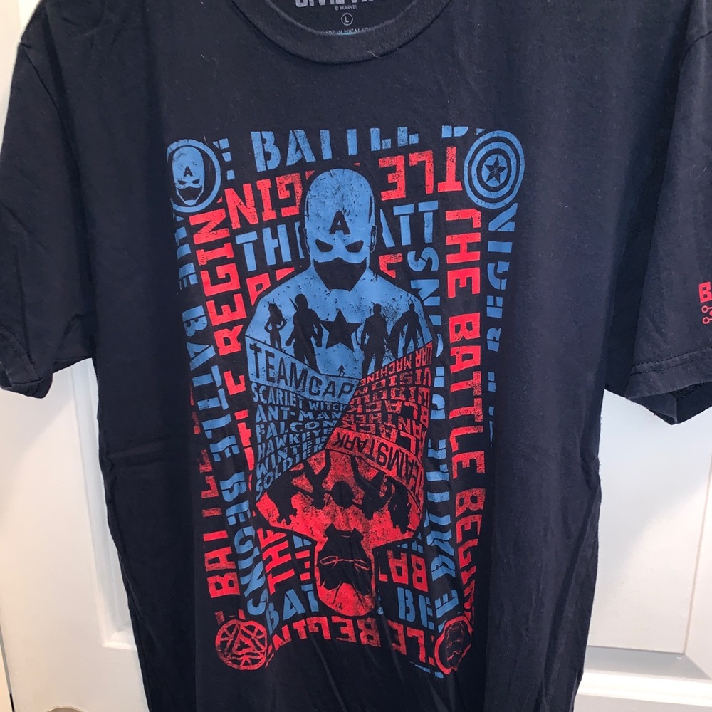 Captain America and Iron Man t-shirt